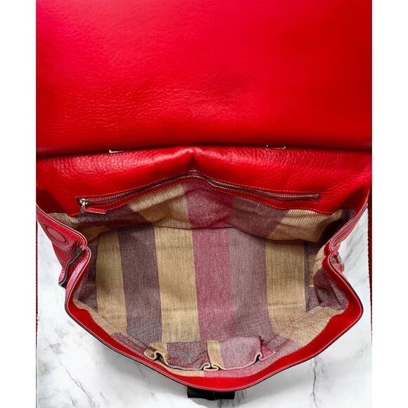 GUCCI 370830 Bamboo Daily Large Calfskin Leather Two-Way Top Handle Bag - Picture 8 of 16